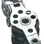 Microbozzello inox 2 pulegge arricavo 17x5 55.090.05 Viadana