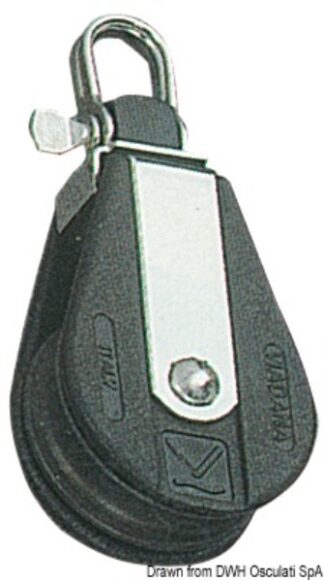 Bozzello Plastinox 1 puleggia 4x34 55.099.00 Viadana