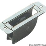 Bozzello inox incasso 1 puleggia 38x8 55.241.01 Viadana