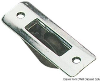 Bozzello inox incasso 1 puleggia 22x3 55.241.04 Viadana