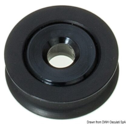 Puleggia in alluminio mm 34 per cime 5 mm 55.246.02 Viadana