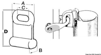 Cursore per randa 12x22 mm 58.358.00 Seasure