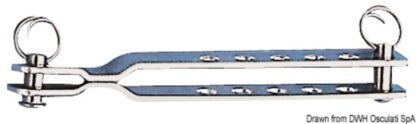 Landa doppia 120x6 mm 58.506.30 Viadana