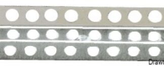 Piastra U inox 150 mm 58.511.80 Viadana