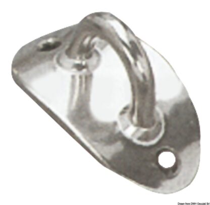 Piastrina inox per 60.137.70 60.137.30 Viadana