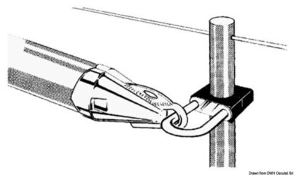 Porta tangone 25 mm 60.157.10 Seasure