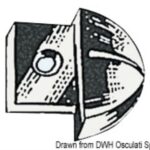 Terminale nylon per rotaia 25 mm 61.116.30 Viadana