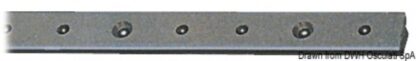 Rotaia lega leggera anodizzata 25x4 mm 2 m 61.591.03 Viadana