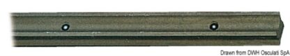 Rotaia ad X in lega leggera e PTFE  2 m 62.940.14 Viadana