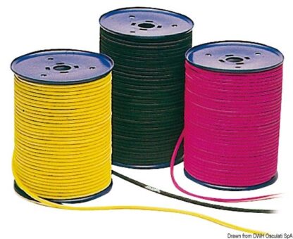 Osculati 63.172.05 Cavo Elastico Nero 5 Mm (100 Mt)