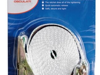 Cinghia 25 mm 600 cm con 2 ganci 63.250.60 Osculati