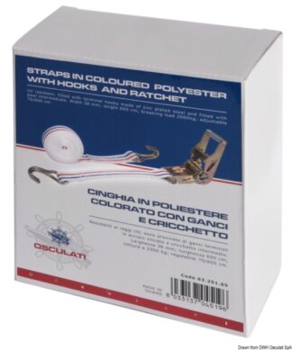 Cinghie 40 mm 650 cm heavy duty 63.251.65 Osculati