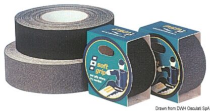 Nastro antisdrucciolo adesivo 50 mm grigio 65.116.90 PSP Marine Tapes