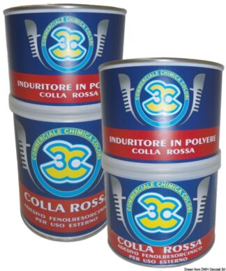Colla marina rossa 500g 65.225.11 Osculati