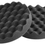 Osculati 65.230.03 Tamponi In Schiuma Per Lucidatrice Nero 150X30 Mm (Cf Da 2 Pz) Bugnato Morbido