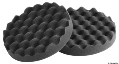 Osculati 65.230.03 Tamponi In Schiuma Per Lucidatrice Nero 150X30 Mm (Cf Da 2 Pz) Bugnato Morbido