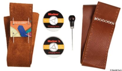 Kit Pelle Marrone per ruota timone 65.527.01 Osculati