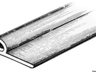 Profilo grigio scuro RAL 7012 2x34,1x13,5 mm 66.025.03 Osculati
