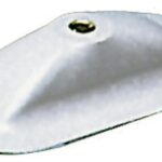 Portascalmo rettangolare grigio RAL 7035 66.070.40 Osculati