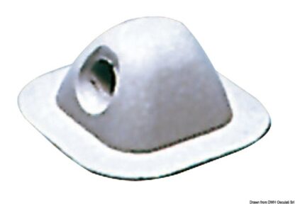 Passacima grigio chiaro RAL 7035 96x96 mm 66.070.44 Osculati