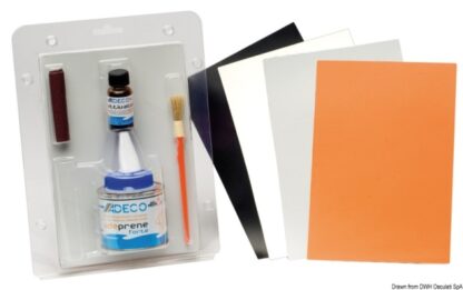 Kit ripara gommoni neoprene Neptune grey RAL 7046 66.235.04 Adeco