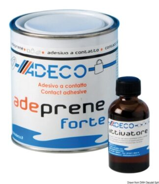 Collante per neoprene DIY 125 ml + attivatore 10 ml ADEPRENE FORTE NA 66.240.11 Adeco