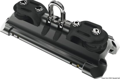 Carrello randa 2 grillo e pulegge rinvio 68.711.02 Lewmar