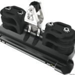 Carrello randa 2 supporto verticale pulegge doppie 68.722.02 Lewmar