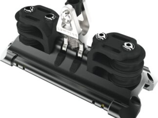 Carrello randa 2 supporto verticale pulegge doppie 68.722.02 Lewmar