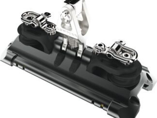 Carrello randa 1 supporto verticale pulegge doppie con arricavo 68.724.01 Lewmar