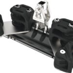 Carrello randa 1 supporto verticale pulegge doppie con strozzatore 68.725.01 Lewmar