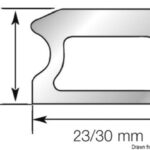 Rotaia forata 1 1526 mm 68.741.01 Lewmar