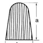 Profilo teak falchetta 28x20 mm 71.012.00 ARC