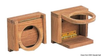 Porta bicchiere parete teak 71.305.10 ARC