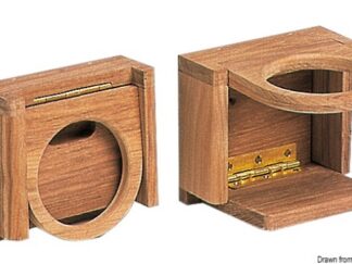 Porta bicchiere parete teak 71.305.10 ARC