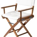 Sedia teak pieghevole rivestimento bianco 71.323.21 ARC