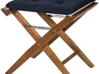 Sgabello con tela blu imbottita 71.336.50 ARC