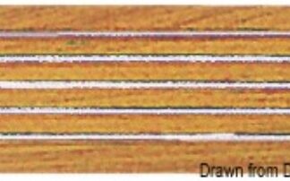 Osculati 71.396.31 Frontalino Protezione Teak 300X100 Mm