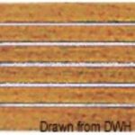 Frontalino protezione teak 200x100 mm 71.396.32 ARC