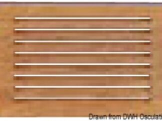 Osculati 71.396.33 Frontalino Protezione Teak 200X150 Mm