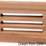 Frontalino protezione teak 125x65 mm 71.396.60 ARC