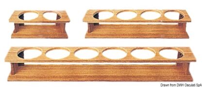 Porta bicchieri teak 600x87x90 mm 71.602.14 ARC