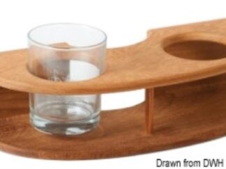Portabicchiere teak a parete 2 posti 71.602.40 ARC