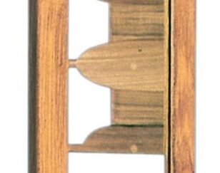 Osculati 71.605.74 Specchio Cornice Teak 275X375 Mm