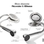 Box Elissa inox con doccia Keji tubo nylon 2,5 m 15.304.60 Osculati