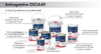 Antivegetativa a matrice dura Classic 153 bianca 2,5 l 65.611.21 Osculati