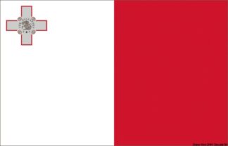 Bandiera Malta 20 x 30 cm 35.439.01 Osculati
