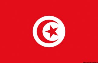 Bandiera Tunisia 30 x 45 cm 35.438.02 Osculati