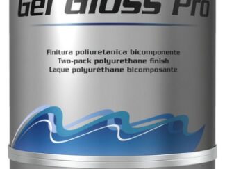 Osculati 65.008.00Ro Smalto Bicomponente Gel Gloss Rosso 0,75 L