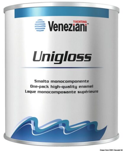 Smalto Unigloss bianco 0,5 l 65.005.01BI Veneziani